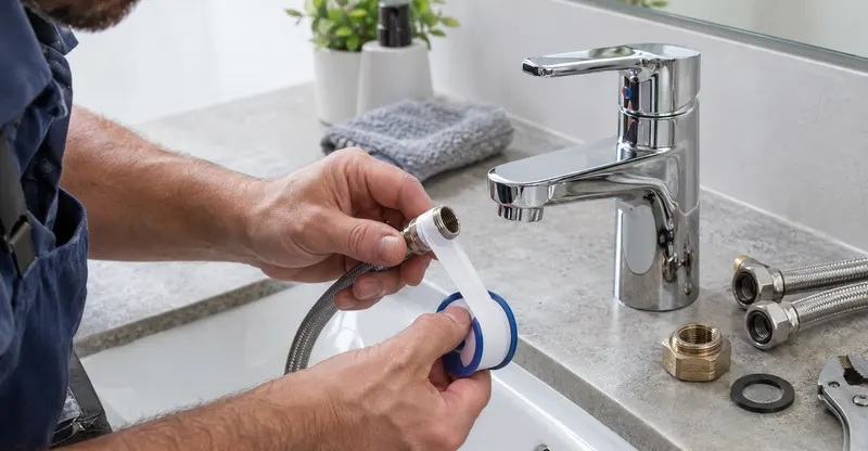 Mitigeur lavabo – Remplacement de robinetterie à Salles-d'Aude, illustration