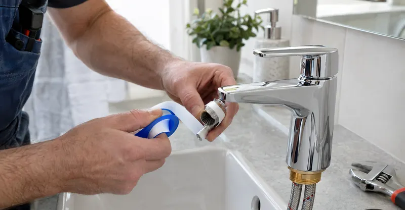 Mitigeur thermostatique – Remplacement de robinetterie à Montady, illustration
